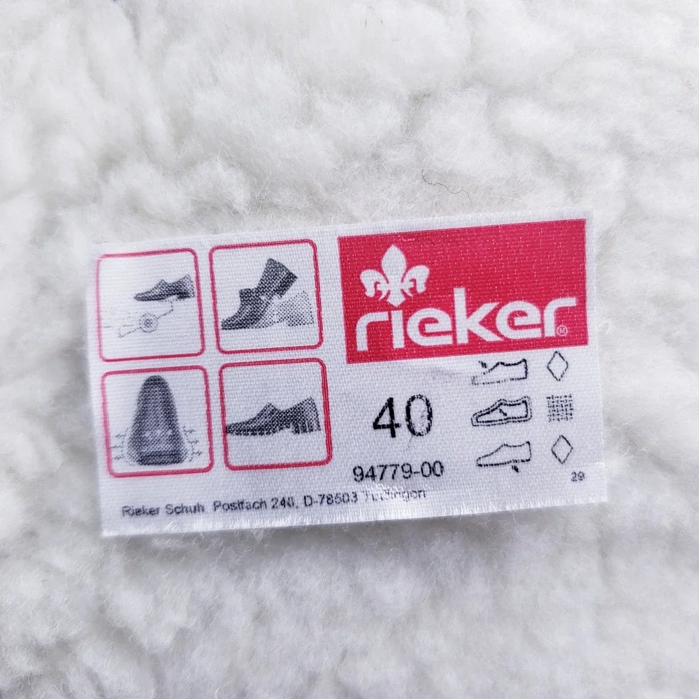 Rieker Dominika 79 Mid‎ Calf Shearling Lined Winter Size 40